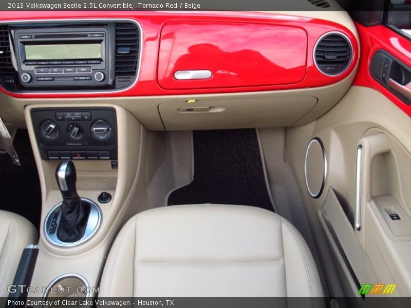 Tornado Red / Beige 2013 Volkswagen Beetle 2.5L Convertible