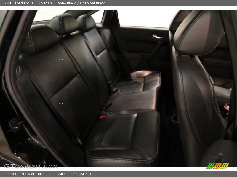 Ebony Black / Charcoal Black 2011 Ford Focus SES Sedan