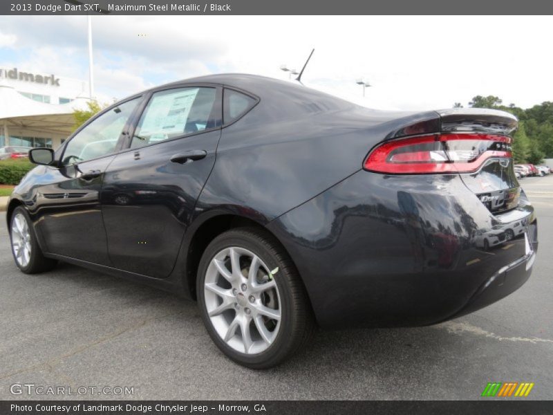 Maximum Steel Metallic / Black 2013 Dodge Dart SXT