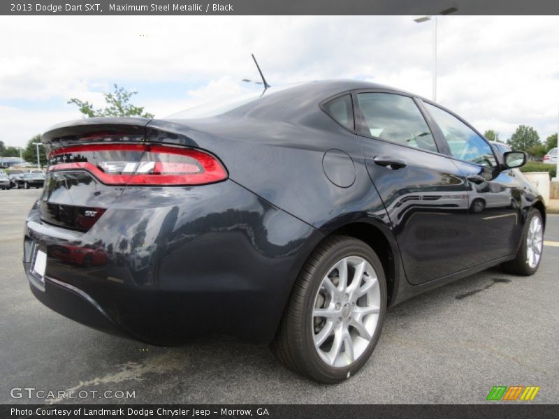 Maximum Steel Metallic / Black 2013 Dodge Dart SXT