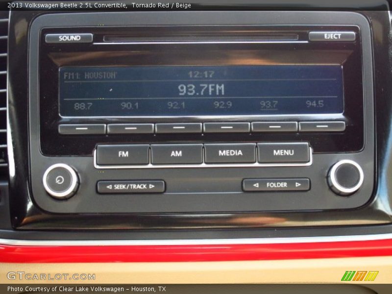 Tornado Red / Beige 2013 Volkswagen Beetle 2.5L Convertible