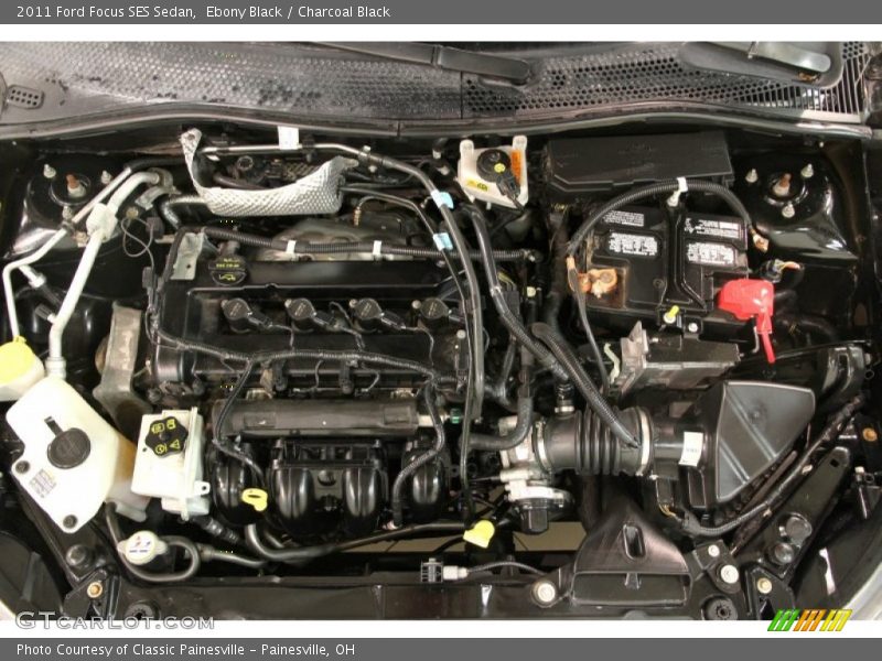 Ebony Black / Charcoal Black 2011 Ford Focus SES Sedan