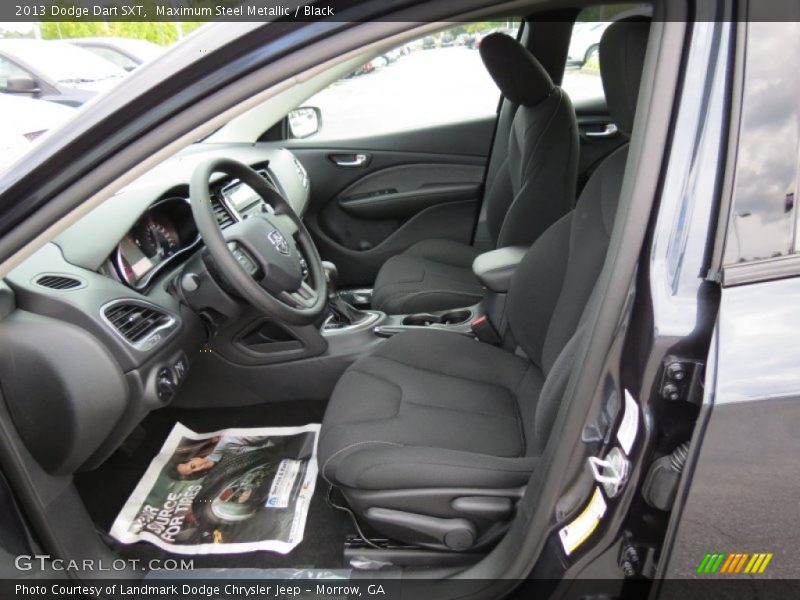 Maximum Steel Metallic / Black 2013 Dodge Dart SXT