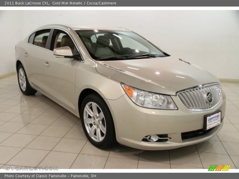Gold Mist Metallic / Cocoa/Cashmere 2011 Buick LaCrosse CXL