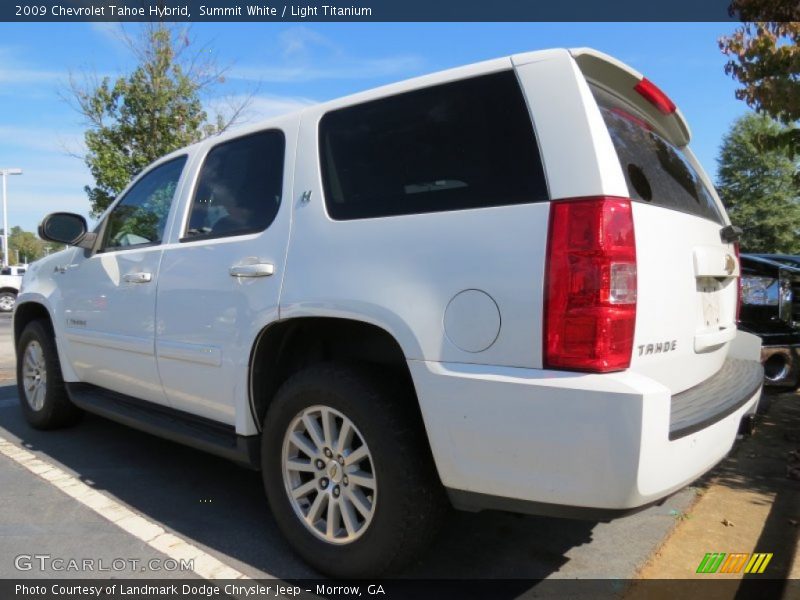 Summit White / Light Titanium 2009 Chevrolet Tahoe Hybrid