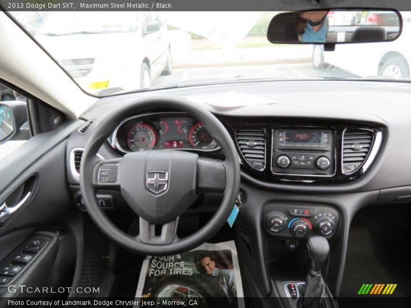 Maximum Steel Metallic / Black 2013 Dodge Dart SXT