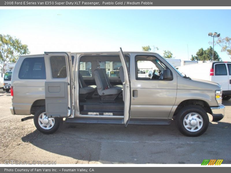 Pueblo Gold / Medium Pebble 2008 Ford E Series Van E350 Super Duty XLT Passenger