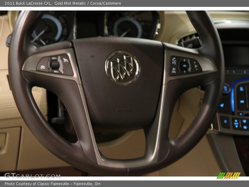 Gold Mist Metallic / Cocoa/Cashmere 2011 Buick LaCrosse CXL