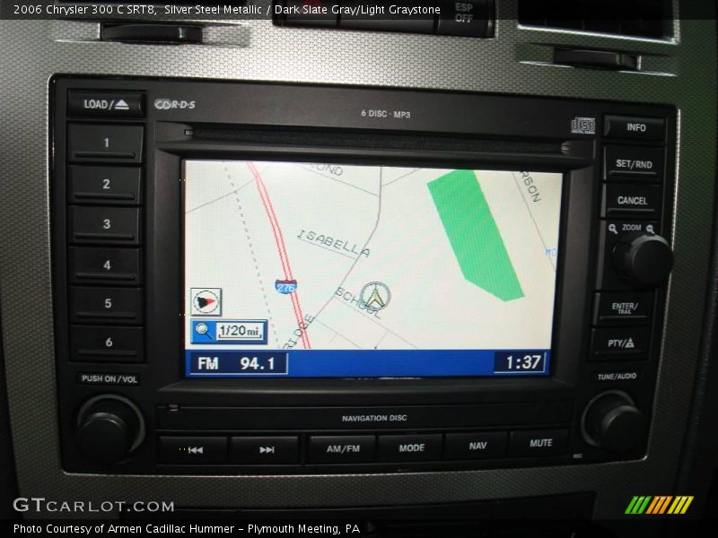 Silver Steel Metallic / Dark Slate Gray/Light Graystone 2006 Chrysler 300 C SRT8