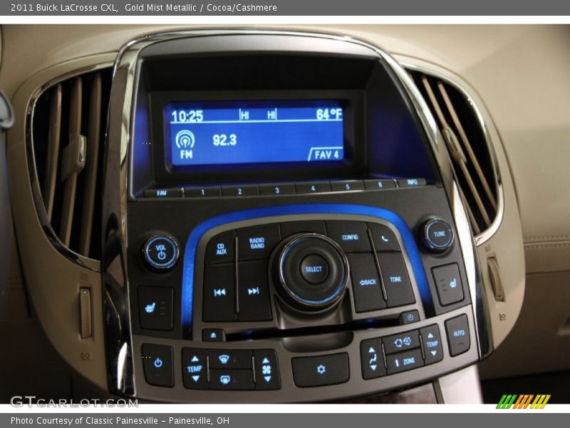 Gold Mist Metallic / Cocoa/Cashmere 2011 Buick LaCrosse CXL