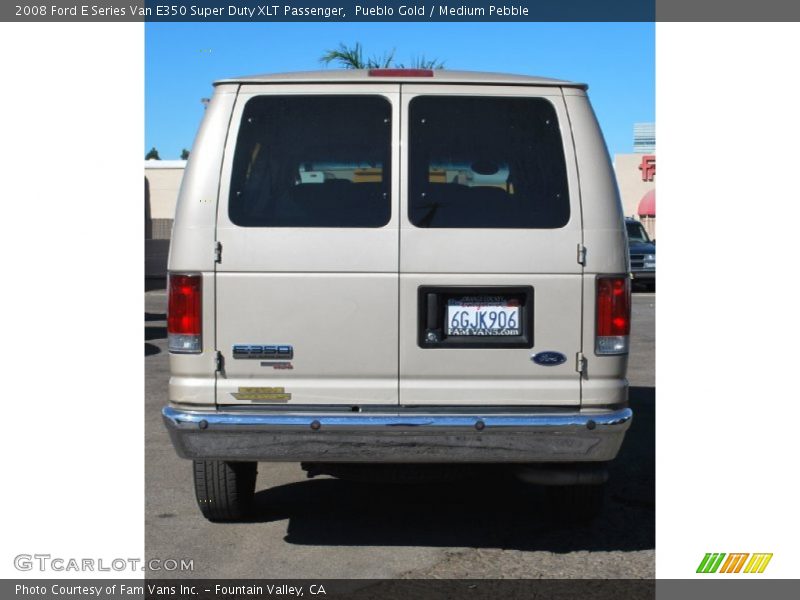 Pueblo Gold / Medium Pebble 2008 Ford E Series Van E350 Super Duty XLT Passenger