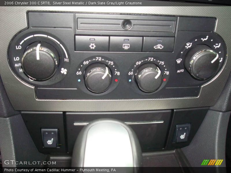 Silver Steel Metallic / Dark Slate Gray/Light Graystone 2006 Chrysler 300 C SRT8