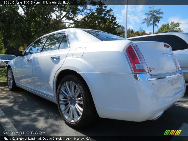 Bright White / Black 2011 Chrysler 300 C Hemi