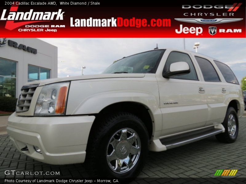White Diamond / Shale 2004 Cadillac Escalade AWD