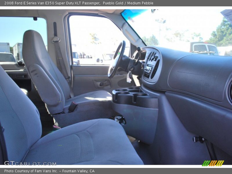 Pueblo Gold / Medium Pebble 2008 Ford E Series Van E350 Super Duty XLT Passenger