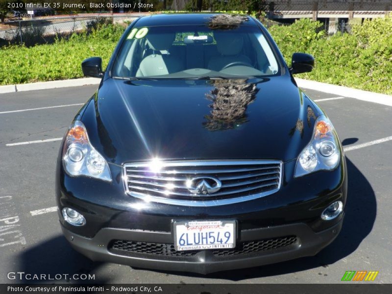 Black Obsidian / Stone 2010 Infiniti EX 35 Journey