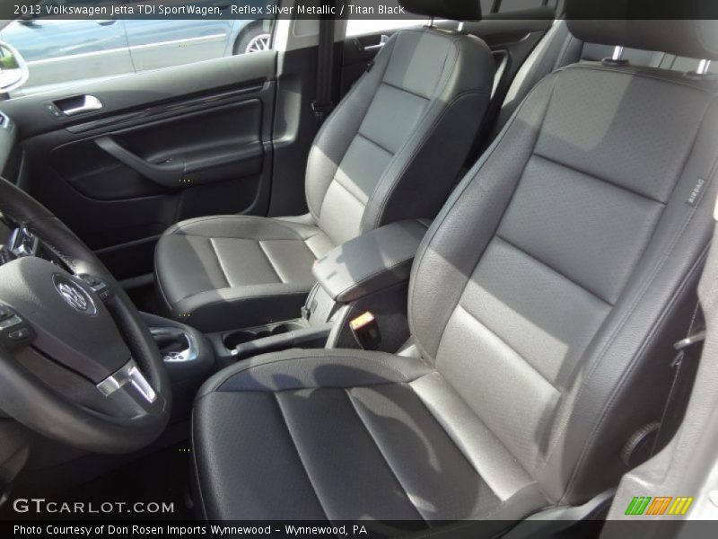 Reflex Silver Metallic / Titan Black 2013 Volkswagen Jetta TDI SportWagen