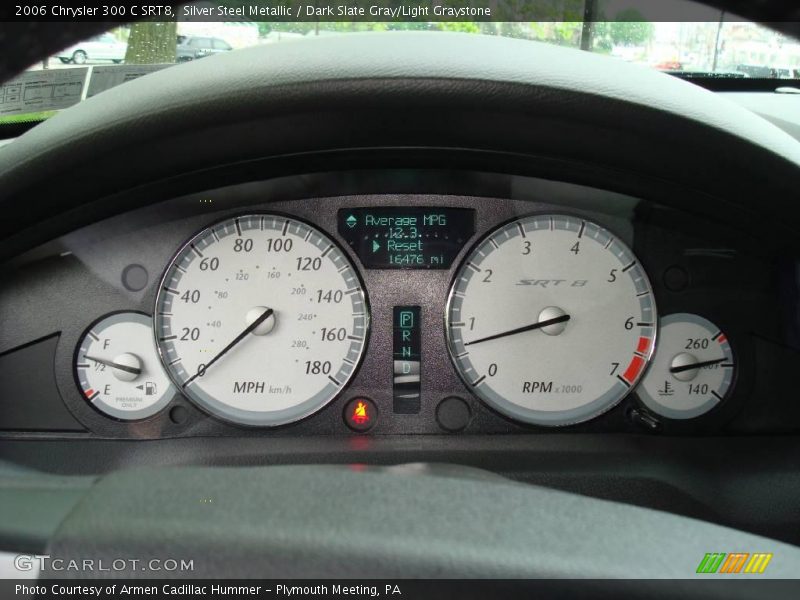 Silver Steel Metallic / Dark Slate Gray/Light Graystone 2006 Chrysler 300 C SRT8