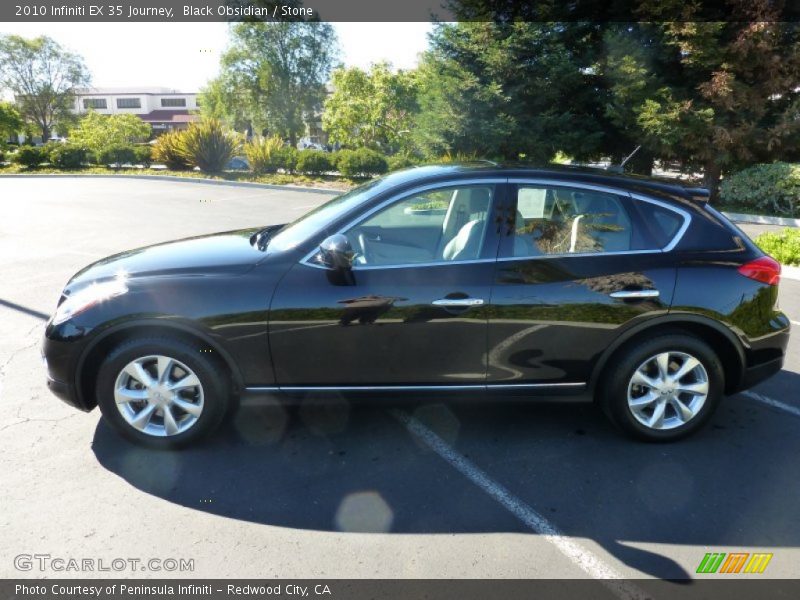 Black Obsidian / Stone 2010 Infiniti EX 35 Journey