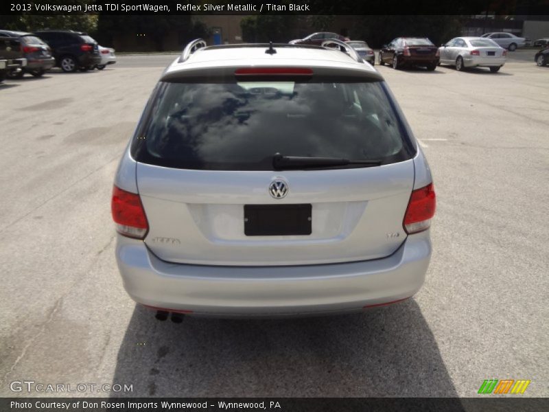 Reflex Silver Metallic / Titan Black 2013 Volkswagen Jetta TDI SportWagen