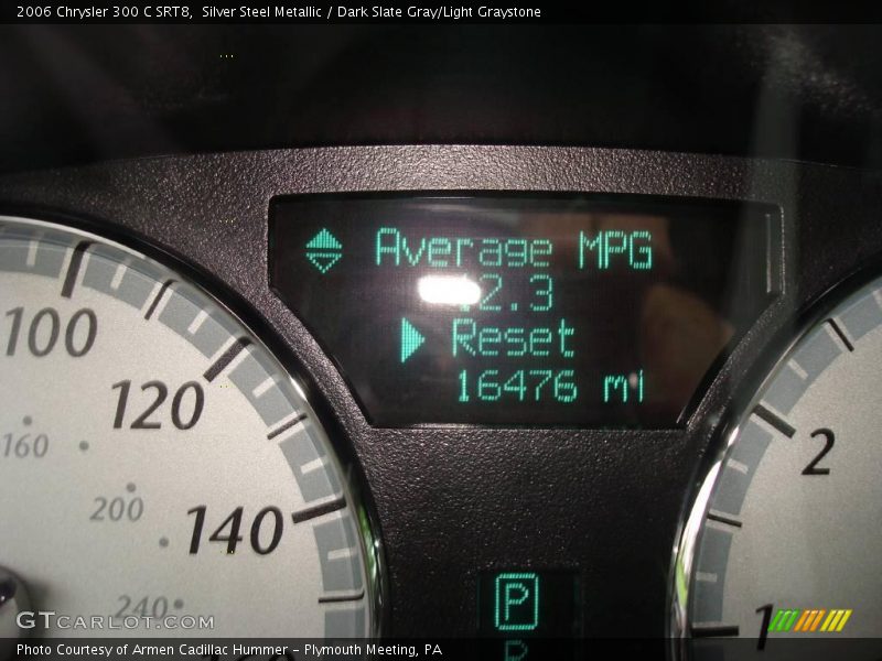 Silver Steel Metallic / Dark Slate Gray/Light Graystone 2006 Chrysler 300 C SRT8
