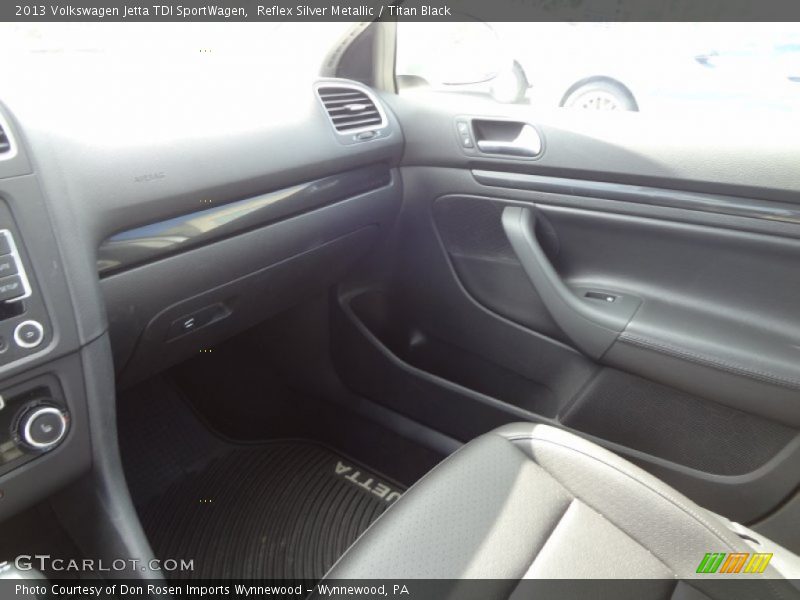 Reflex Silver Metallic / Titan Black 2013 Volkswagen Jetta TDI SportWagen
