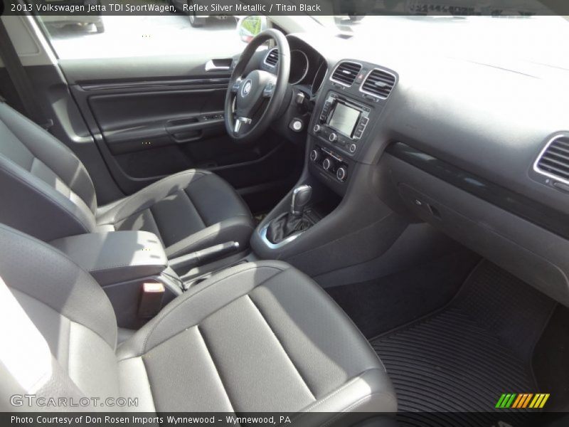 Reflex Silver Metallic / Titan Black 2013 Volkswagen Jetta TDI SportWagen