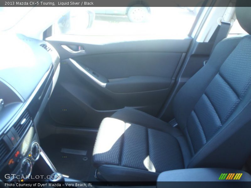 Liquid Silver / Black 2013 Mazda CX-5 Touring