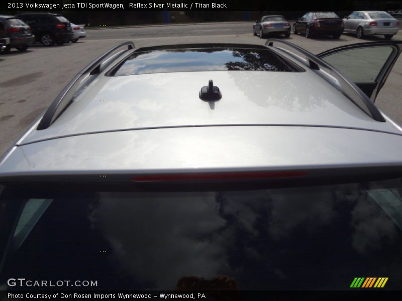 Reflex Silver Metallic / Titan Black 2013 Volkswagen Jetta TDI SportWagen