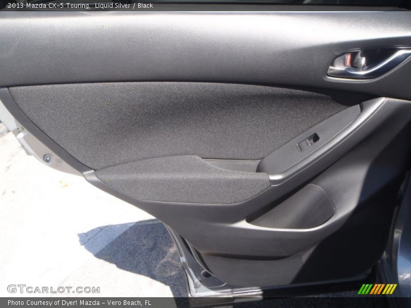 Liquid Silver / Black 2013 Mazda CX-5 Touring