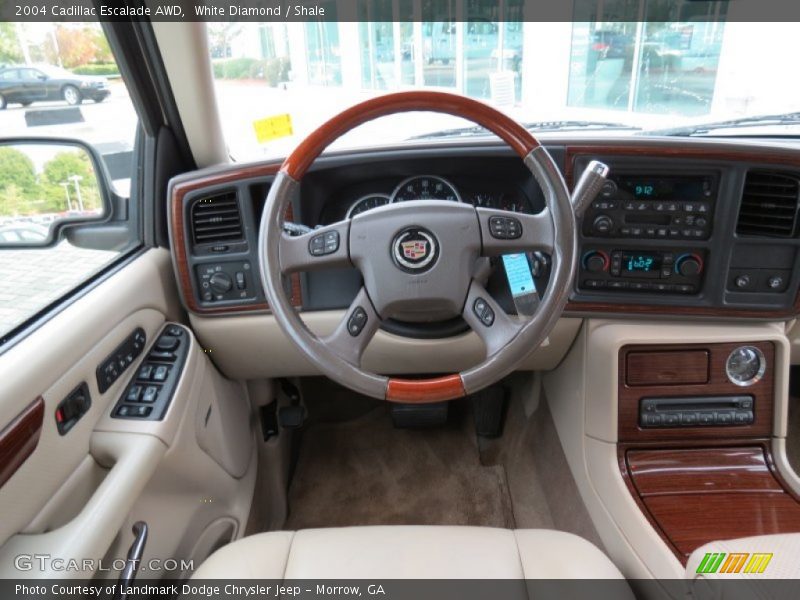 White Diamond / Shale 2004 Cadillac Escalade AWD