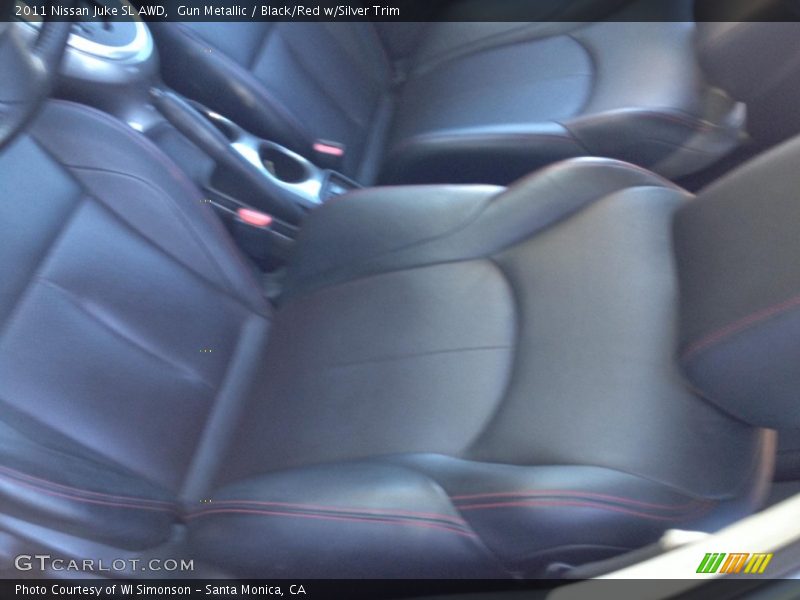 Gun Metallic / Black/Red w/Silver Trim 2011 Nissan Juke SL AWD