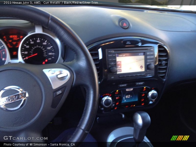 Gun Metallic / Black/Red w/Silver Trim 2011 Nissan Juke SL AWD