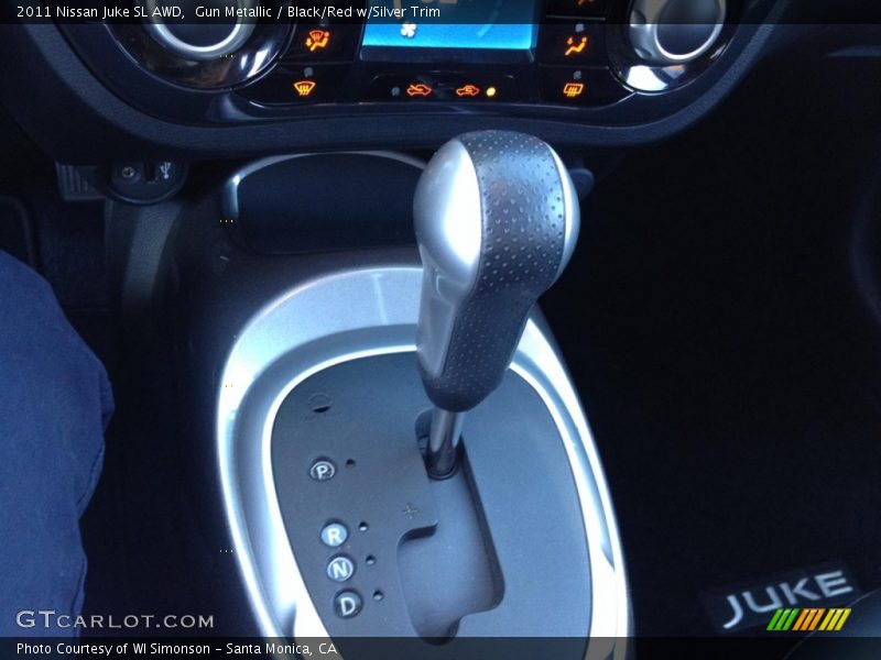 Gun Metallic / Black/Red w/Silver Trim 2011 Nissan Juke SL AWD