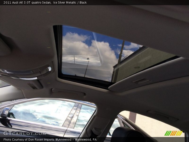 Ice Silver Metallic / Black 2011 Audi A6 3.0T quattro Sedan