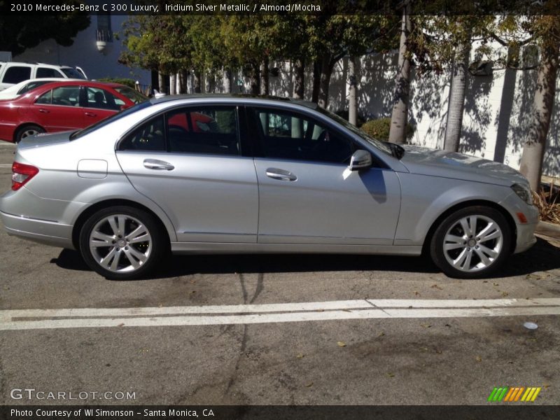 Iridium Silver Metallic / Almond/Mocha 2010 Mercedes-Benz C 300 Luxury