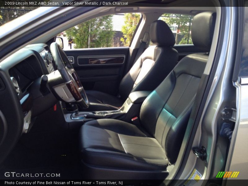 Vapor Silver Metallic / Dark Charcoal 2009 Lincoln MKZ AWD Sedan