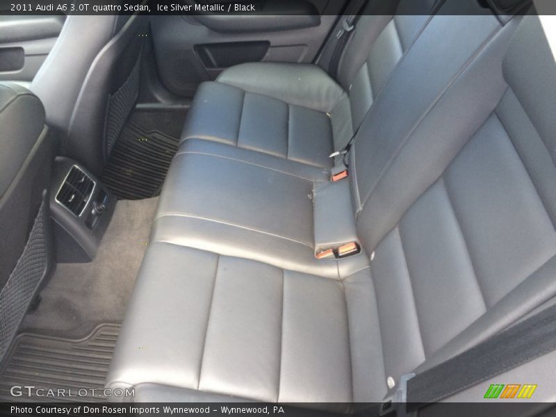 Ice Silver Metallic / Black 2011 Audi A6 3.0T quattro Sedan