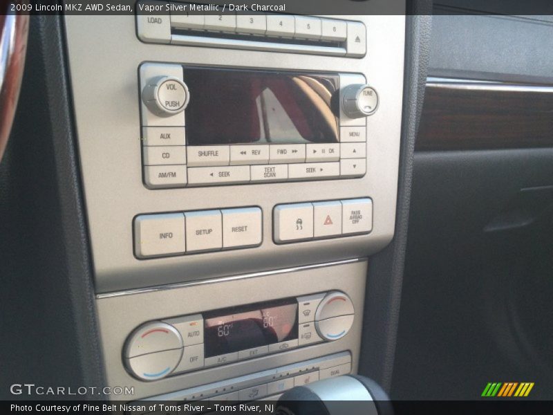 Vapor Silver Metallic / Dark Charcoal 2009 Lincoln MKZ AWD Sedan