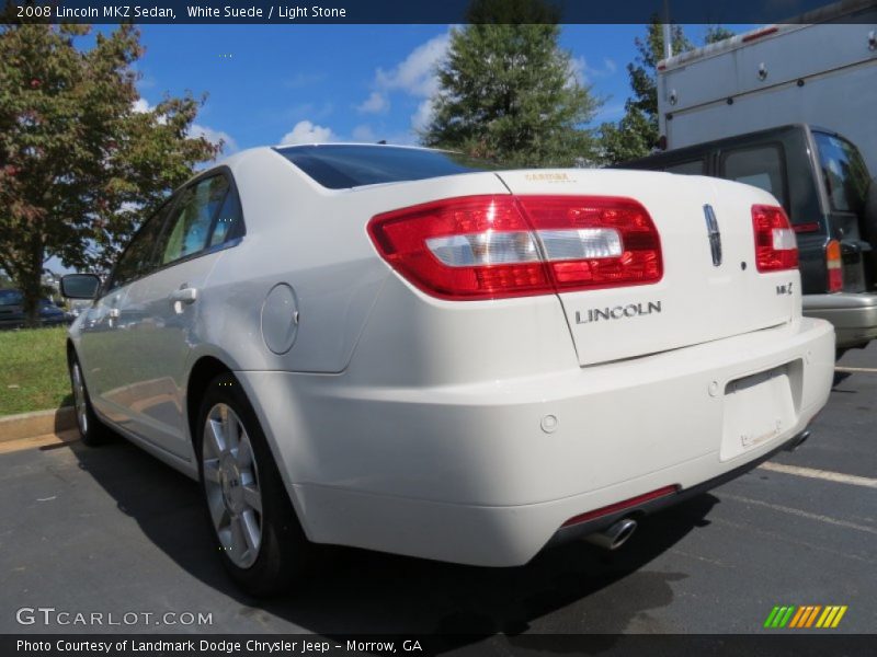 White Suede / Light Stone 2008 Lincoln MKZ Sedan
