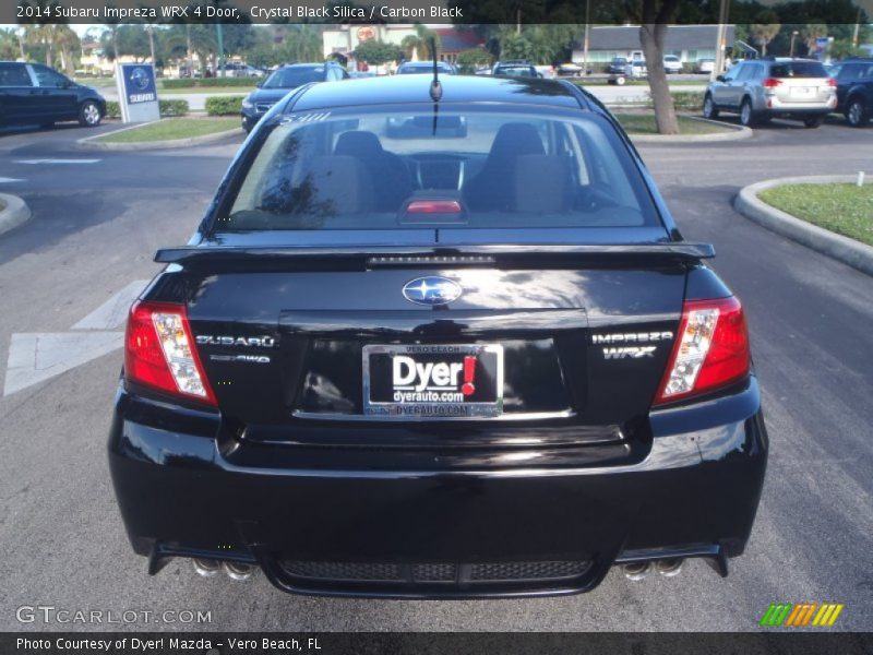 Crystal Black Silica / Carbon Black 2014 Subaru Impreza WRX 4 Door