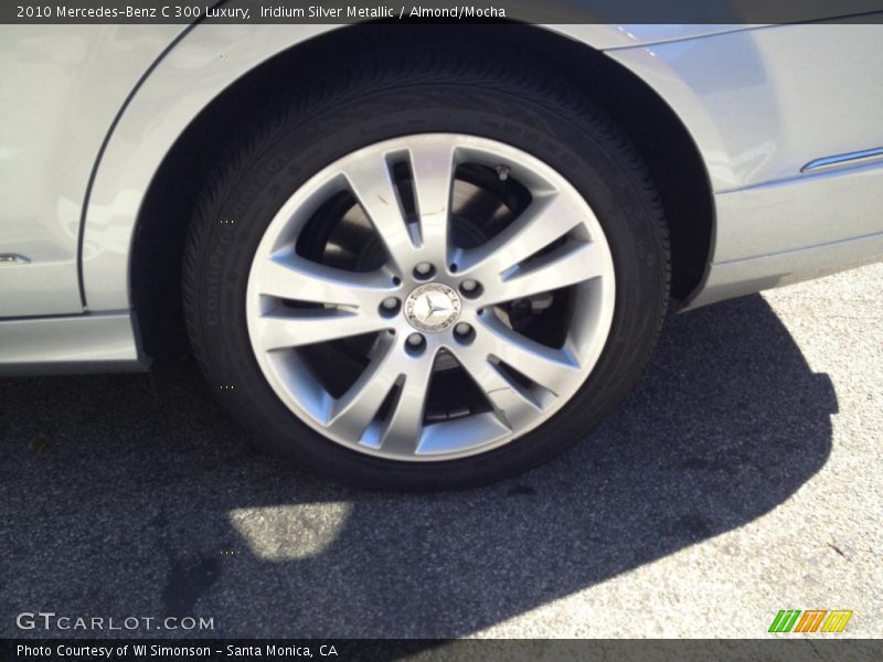 Iridium Silver Metallic / Almond/Mocha 2010 Mercedes-Benz C 300 Luxury