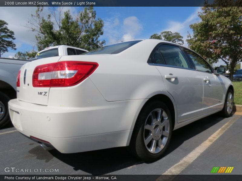 White Suede / Light Stone 2008 Lincoln MKZ Sedan