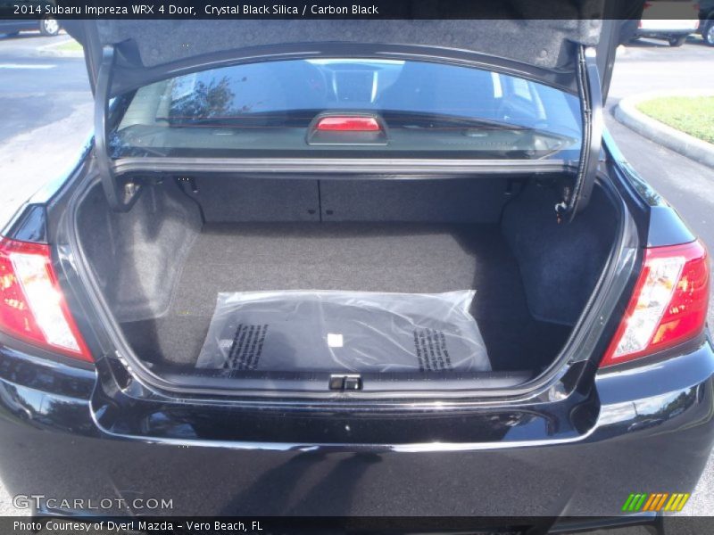 Crystal Black Silica / Carbon Black 2014 Subaru Impreza WRX 4 Door