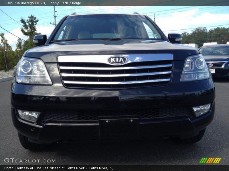 Ebony Black / Beige 2009 Kia Borrego EX V8