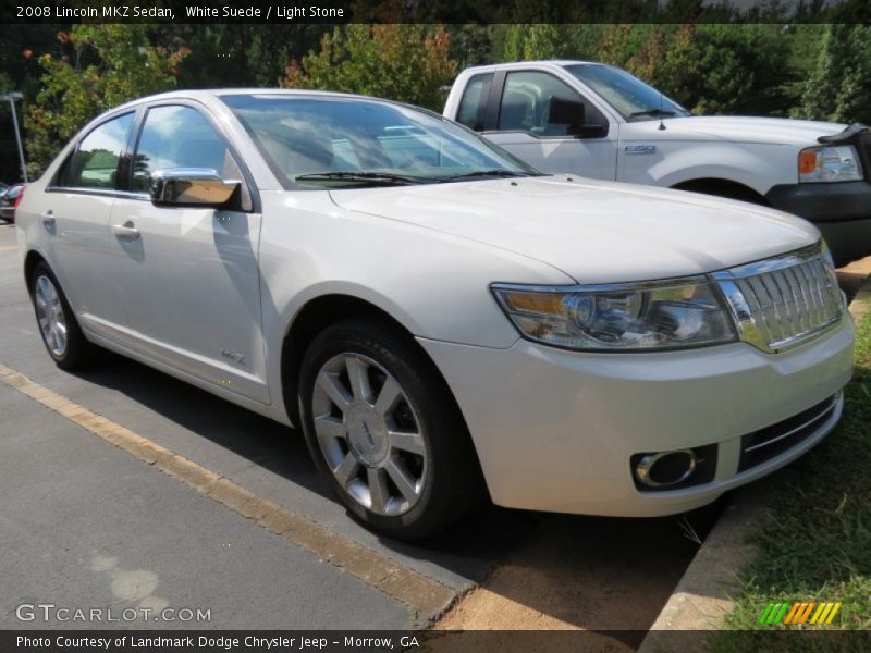 White Suede / Light Stone 2008 Lincoln MKZ Sedan