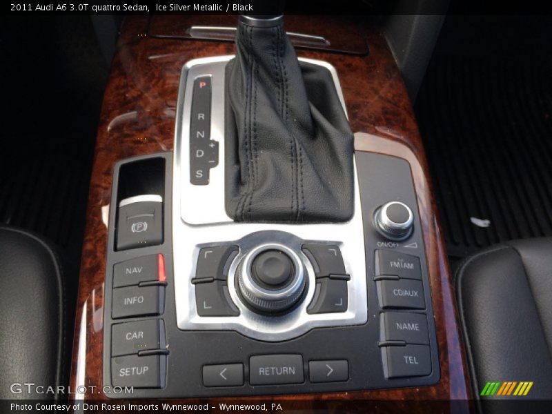 Ice Silver Metallic / Black 2011 Audi A6 3.0T quattro Sedan