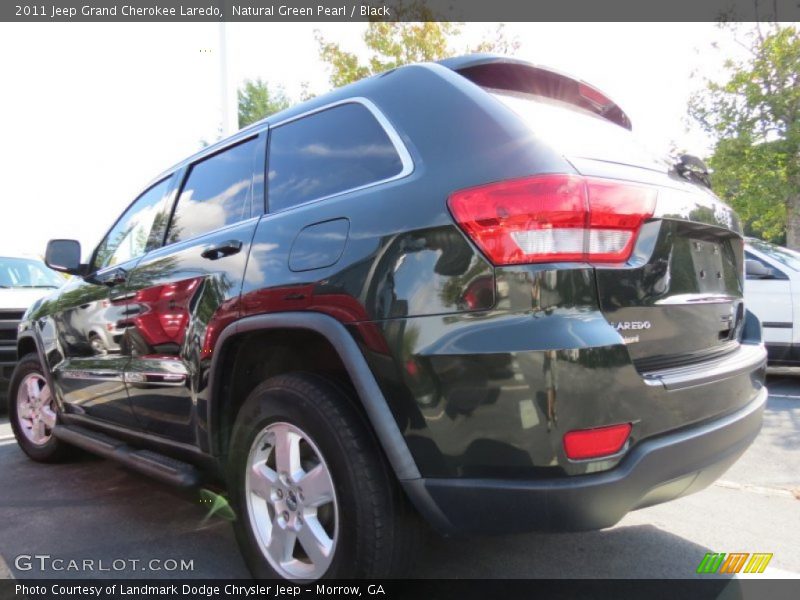 Natural Green Pearl / Black 2011 Jeep Grand Cherokee Laredo