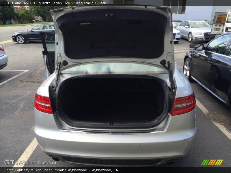 Ice Silver Metallic / Black 2011 Audi A6 3.0T quattro Sedan