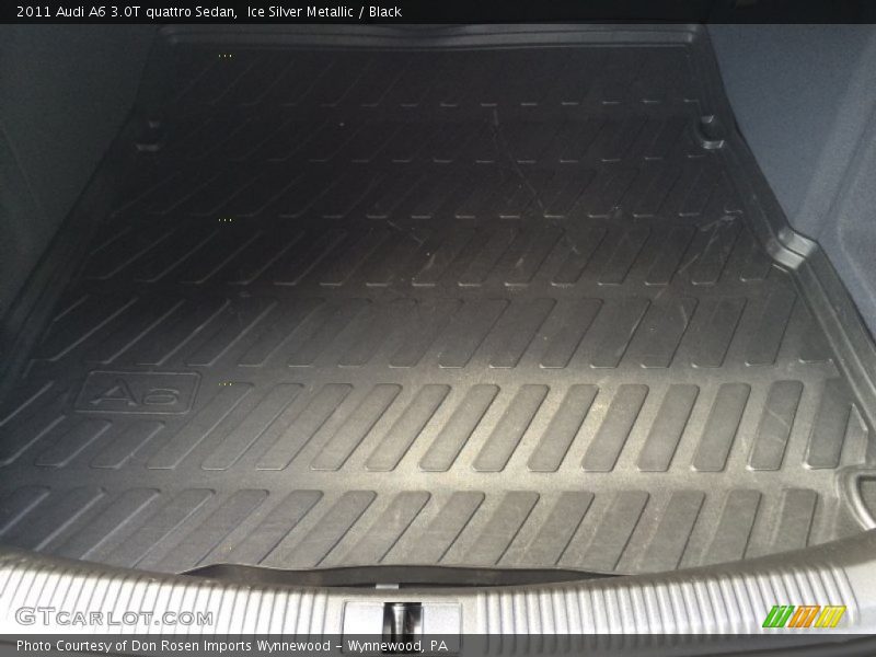 Ice Silver Metallic / Black 2011 Audi A6 3.0T quattro Sedan